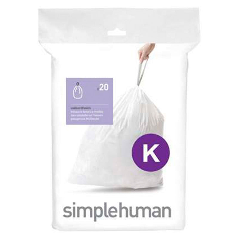 SIMPLEHUMAN Set 20 saci gunoi, 30-45L