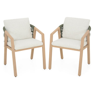 JACOB Set mobilier terasă/grădină, 2 scaune