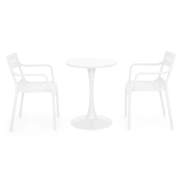 PLEZURO/CRUSOE Set mobilier terasă/grădină, 2 scaune și masă