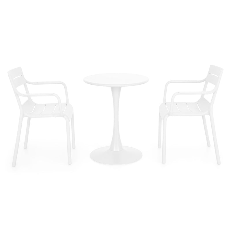 PLEZURO/CRUSOE Set mobilier terasă/grădină, 2 scaune și masă
