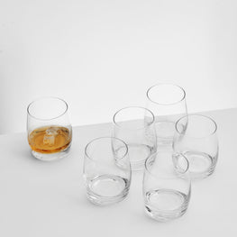 BLENDED Set 6 pahare whisky, 250ml