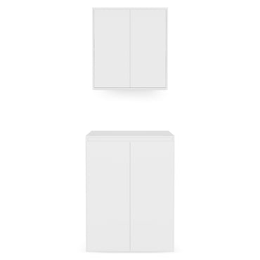 WASH&STORE Set mobilier baie, 2 dulapuri