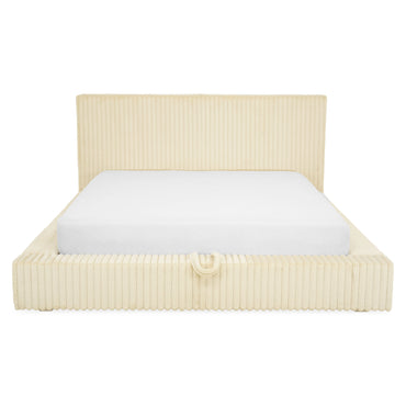 NORDEND Pat tapițat, 160x200cm, somieră rabatabilă și ladă incluse