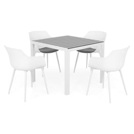 ENCORE/PACO Set mobilier terasă/grădină, 4 scaune și masă