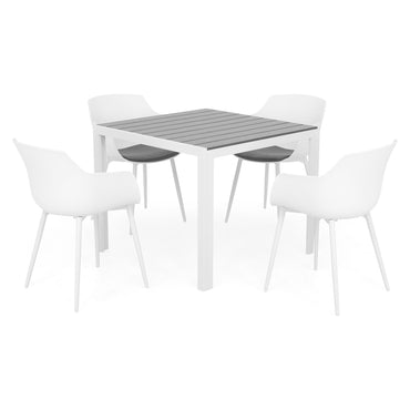 ENCORE/PACO Set mobilier terasă/grădină, 4 scaune și masă