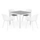 ENCORE/PACO Set mobilier terasă/grădină, 4 scaune și masă