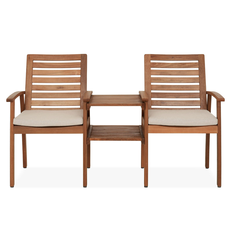 SOUTHBANK Set mobilier terasă/grădină, 2 scaune și măsuță