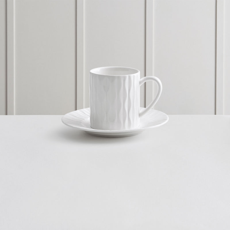 PATIA Ceașcă și farfurioară, porțelan, 180ml