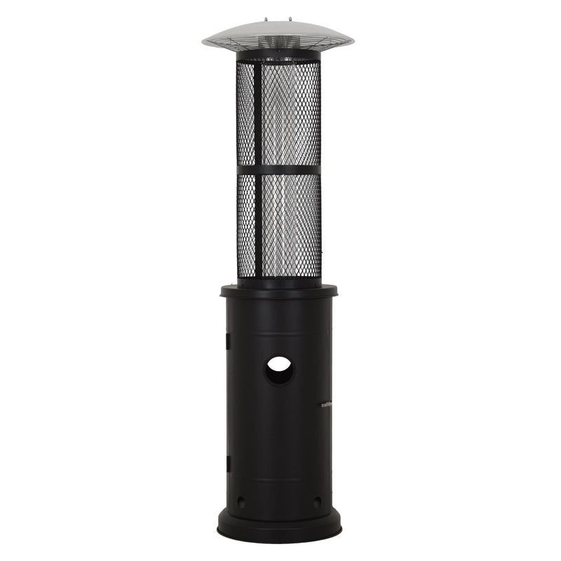 NOVU Încălzitor pe gaz, 11.2 kW, cu flacără vizibilă și tub din sticlă borosilicată