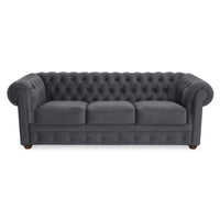 CHESTERFIELD Canapea 3 locuri, stofă
