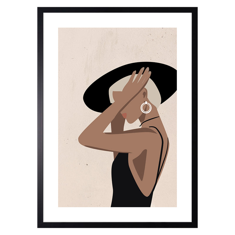 WOMAN IN BLACK Tablou
