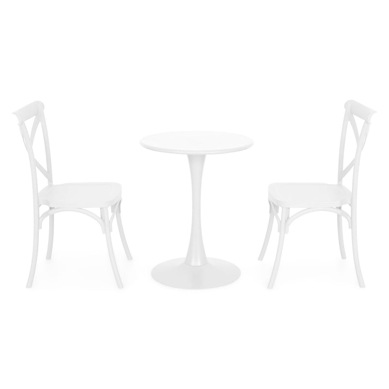 PLEZURO/SUCCOR Set mobilier terasă/grădină, 2 scaune și masă