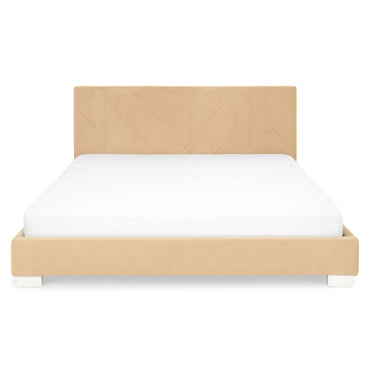 KRONIA Pat tapițat, 160x200cm, somieră inclusă