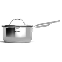 NEW ERA Cratiță cu mâner și capac, inox, D.16cm