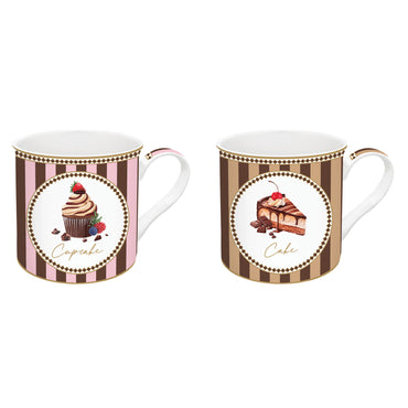 SWEET MOMENTS  Set 2 căni, porțelan, 300ml