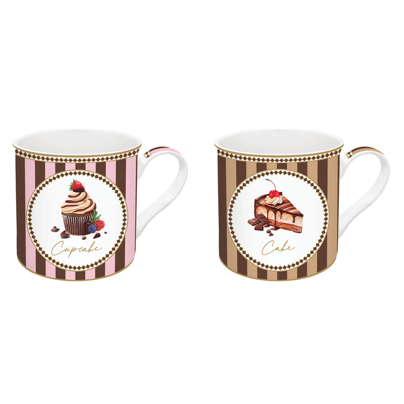 SWEET MOMENTS  Set 2 căni, porțelan, 300ml