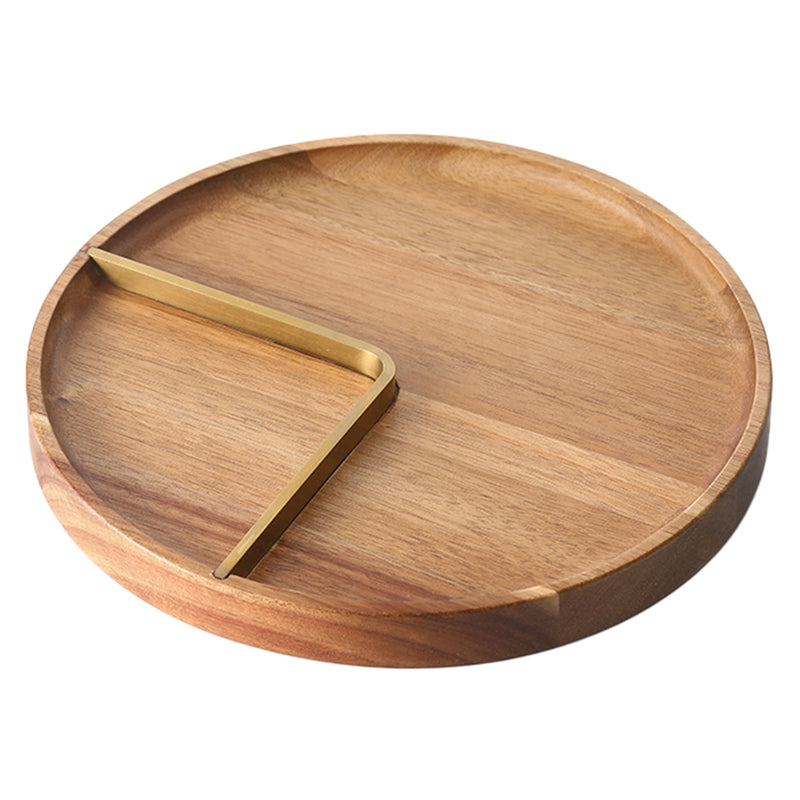 FINGER Platou servire, lemn, D.25.5cm