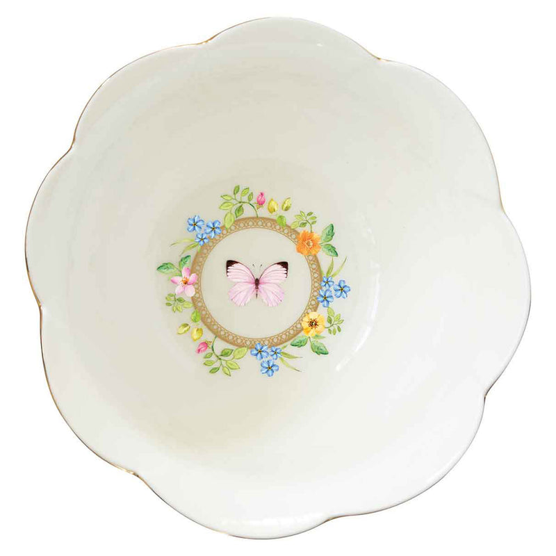 DANCING BUTTERFLIES Bol individual, porțelan, D.16cm