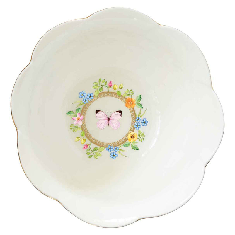 DANCING BUTTERFLIES Bol individual, porțelan, D.16cm