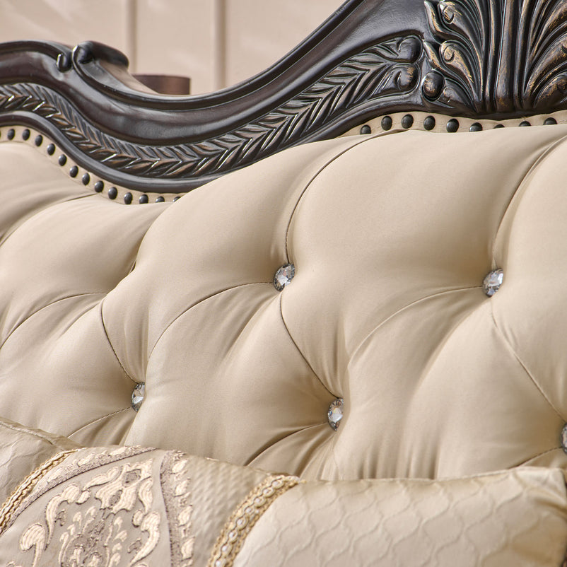 WINDSOR Canapea 3 locuri, 5 perne decorative incluse, stofă