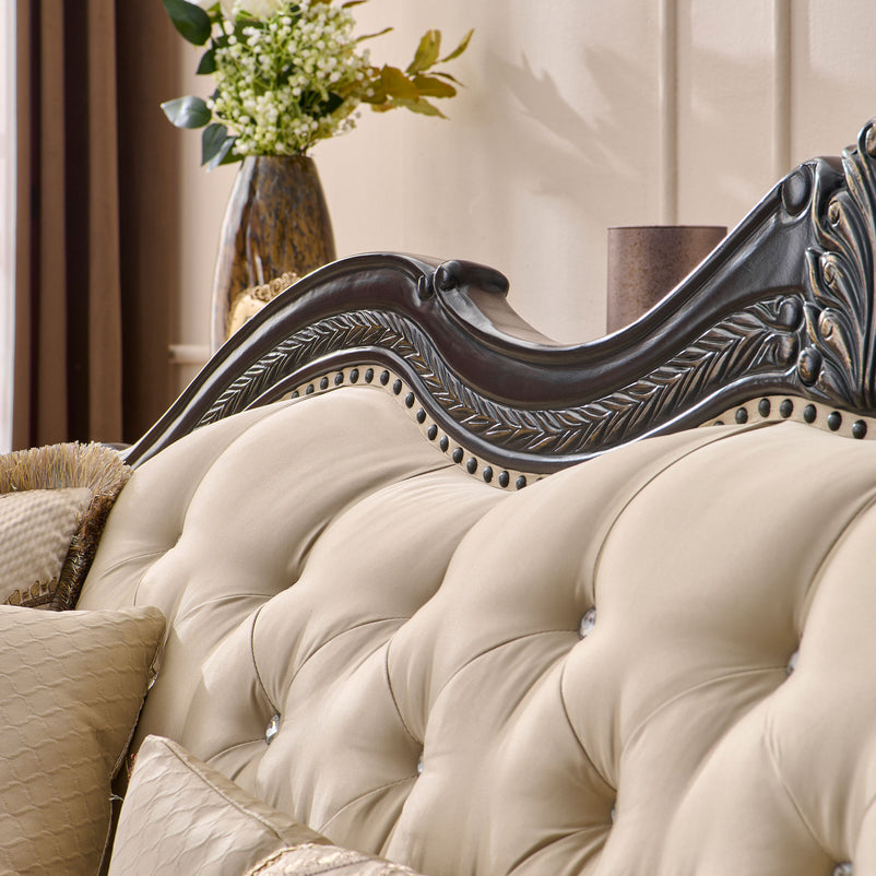 WINDSOR Canapea 3 locuri, 5 perne decorative incluse, stofă