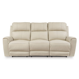 SUTTON Canapea 3 locuri, 2 reclinere electrice, piele