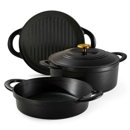 TRAMONTINA Set 3 vase pentru gătit
