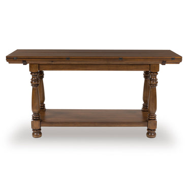 LAKEVIEW Consolă, 2 blaturi extensibile