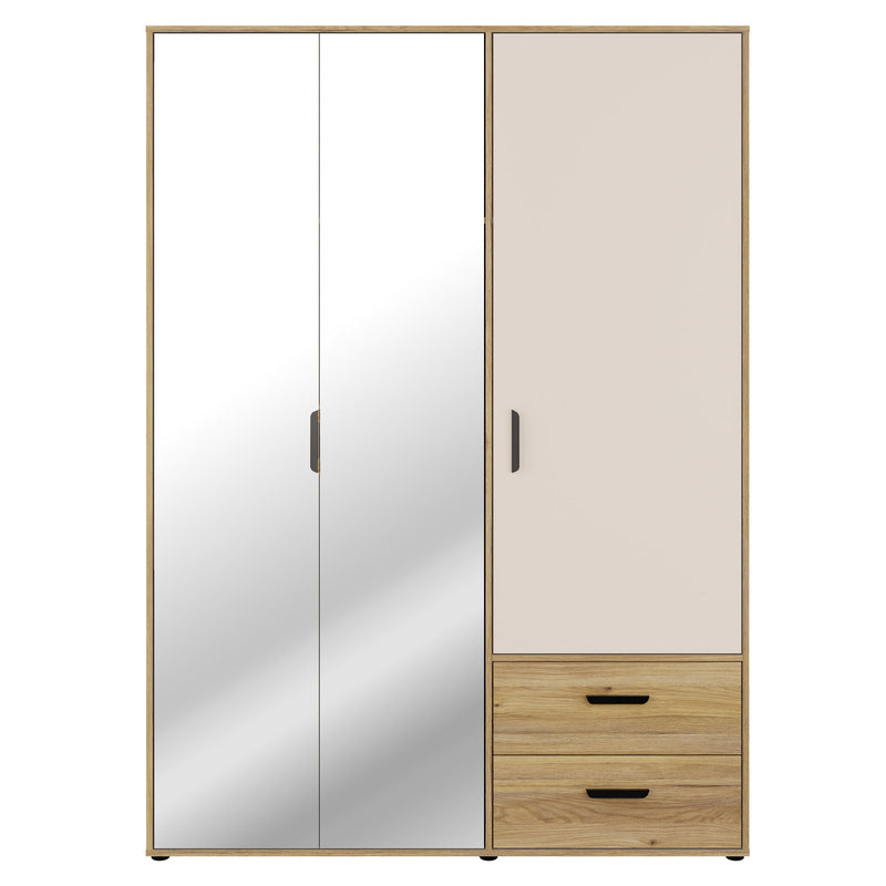 NATE Dulap 3 uși, 2 sertare