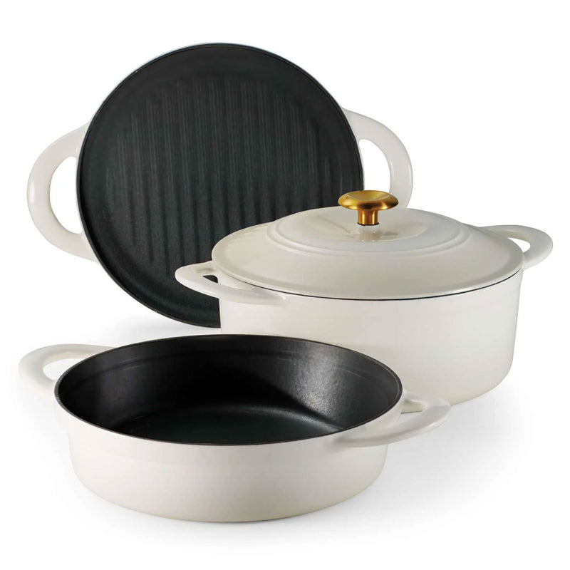 TRAMONTINA Set 3 vase pentru gătit