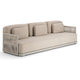 DURBUY Set mobilier terasă/grădină, 2 fotolii, 2 canapele și 3 măsuțe