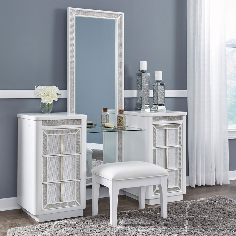 HOLLYWOOD Masă de toaletă, LED