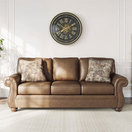 MATTHEW Canapea 3 locuri, perne decorative incluse, stofă