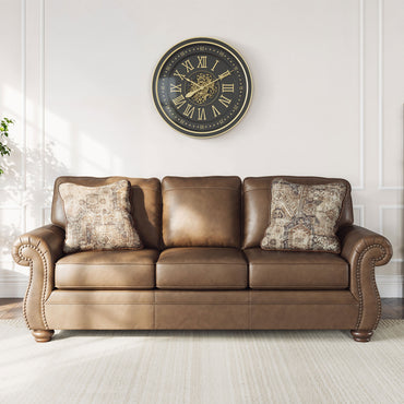MATTHEW Canapea 3 locuri, perne decorative incluse, stofă