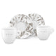SMEG Set 2 cești și farfurioare cappuccino, porțelan, 220ml