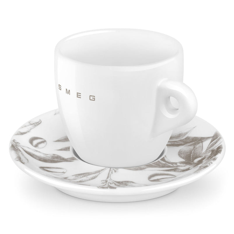 SMEG Set cești și farfurioare