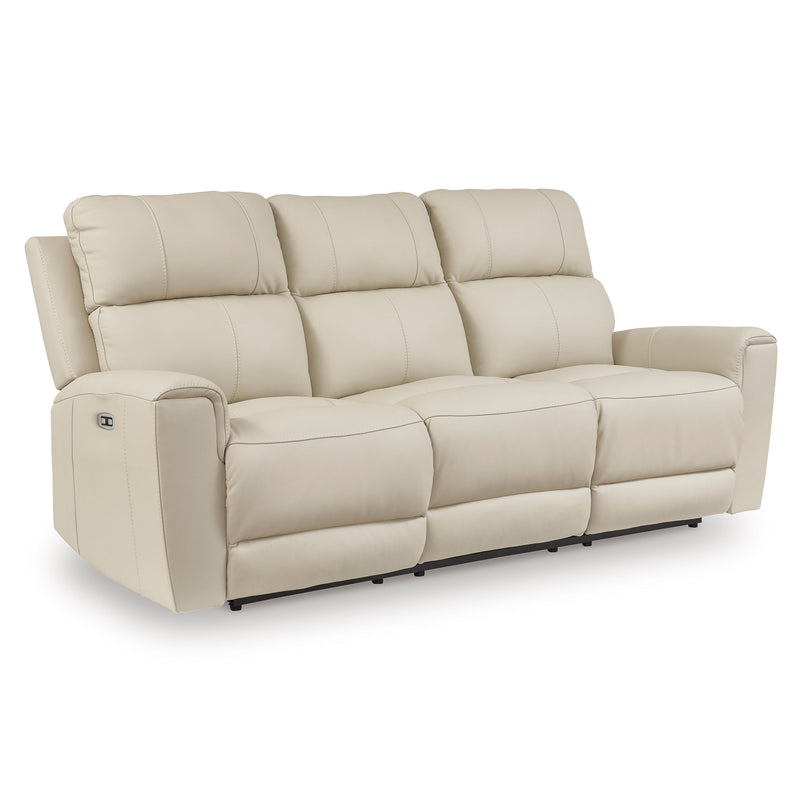 SUTTON Canapea 3 locuri, 2 reclinere electrice, piele