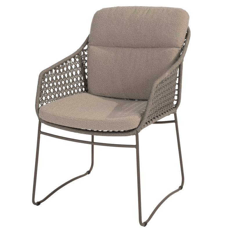 MORETTI Set mobilier terasă/grădină, 6 scaune și masă