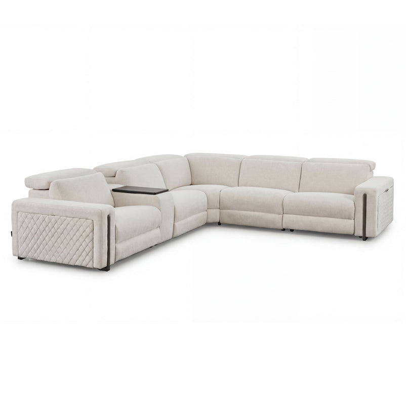 DUNKLIN Ansamblu 2 reclinere electrice, mecanism tetiere, wireless charger, depozitare, boxă sunet, măsuță lucru, stofă