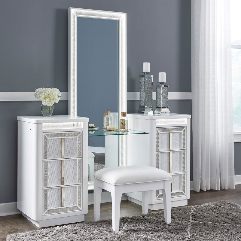 HOLLYWOOD Masă de toaletă, LED