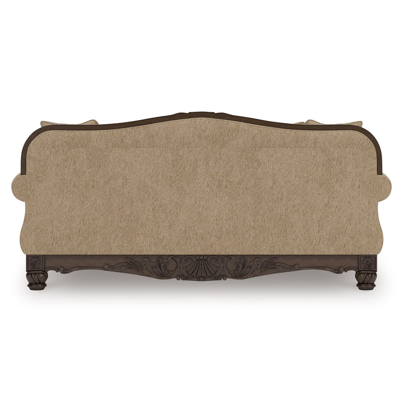 LEGRAND Canapea 3 locuri, 4 perne decor incluse, stofă