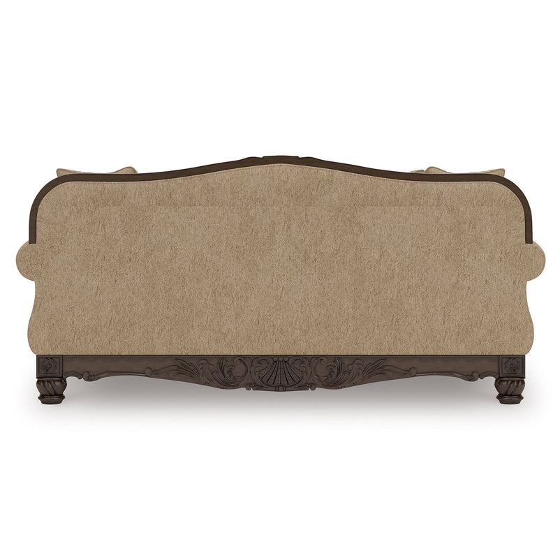 LEGRAND Canapea 3 locuri, 4 perne decor incluse, stofă