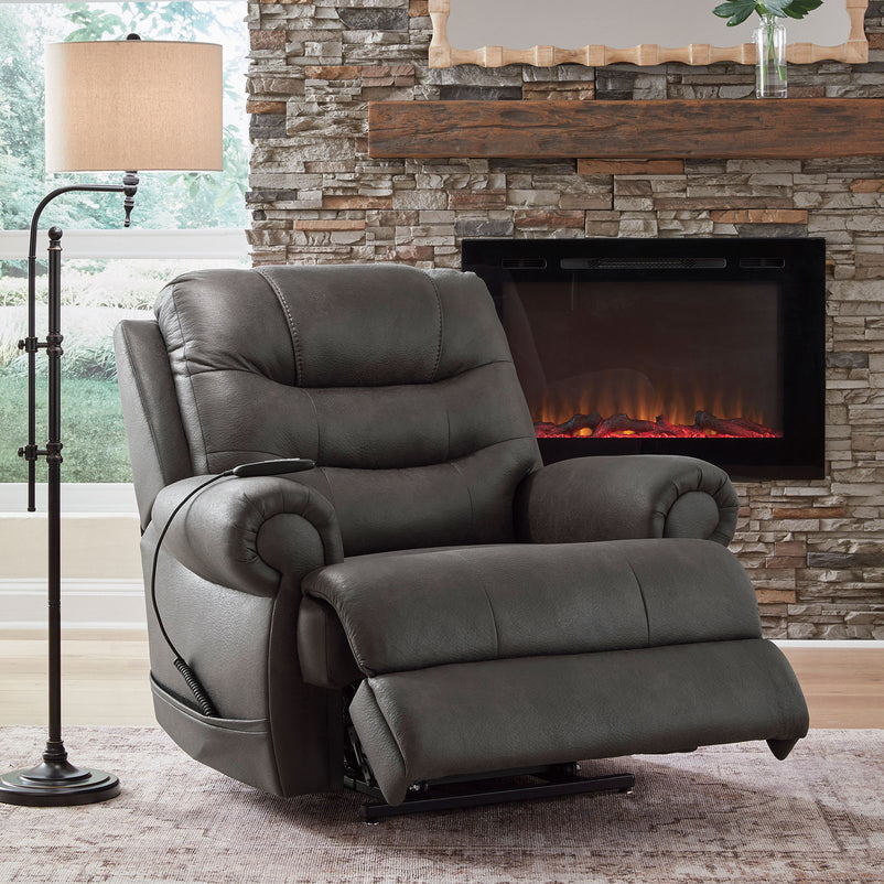BOSTON Fotoliu, recliner electric, lift, încălzire șezut și masaj, stofă