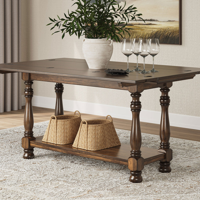 LAKEVIEW Consolă, 2 blaturi extensibile