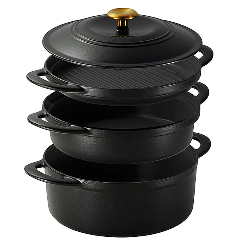 TRAMONTINA Set 3 vase pentru gătit