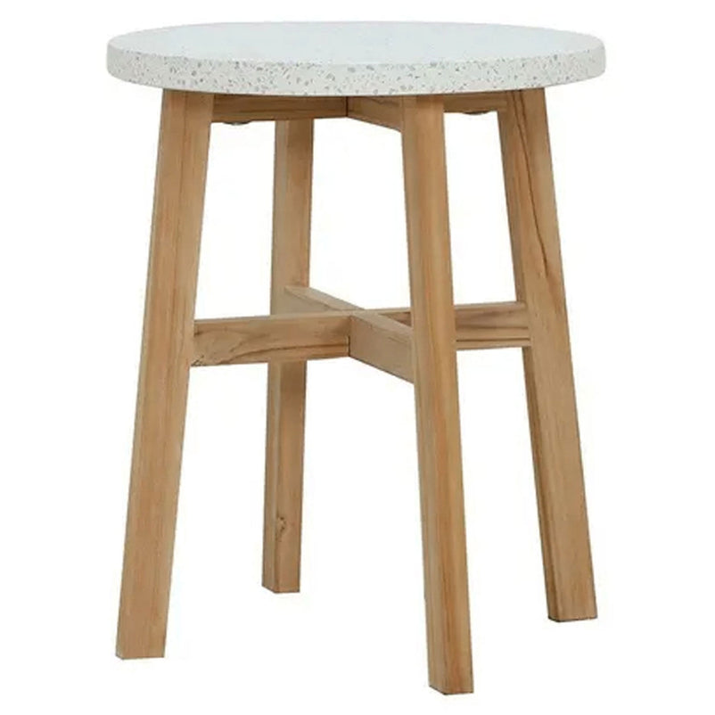 RIMINI/OLIVE Set mobilier terasă/grădină, 2 fotolii și măsuță