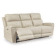 SUTTON Canapea 3 locuri, 2 reclinere electrice, piele