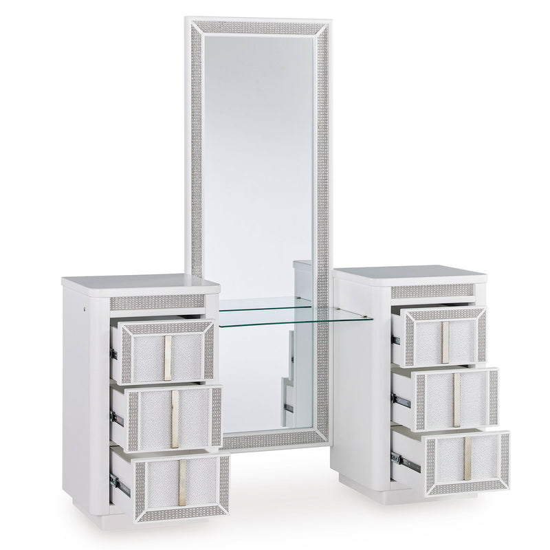 HOLLYWOOD Masă de toaletă, LED