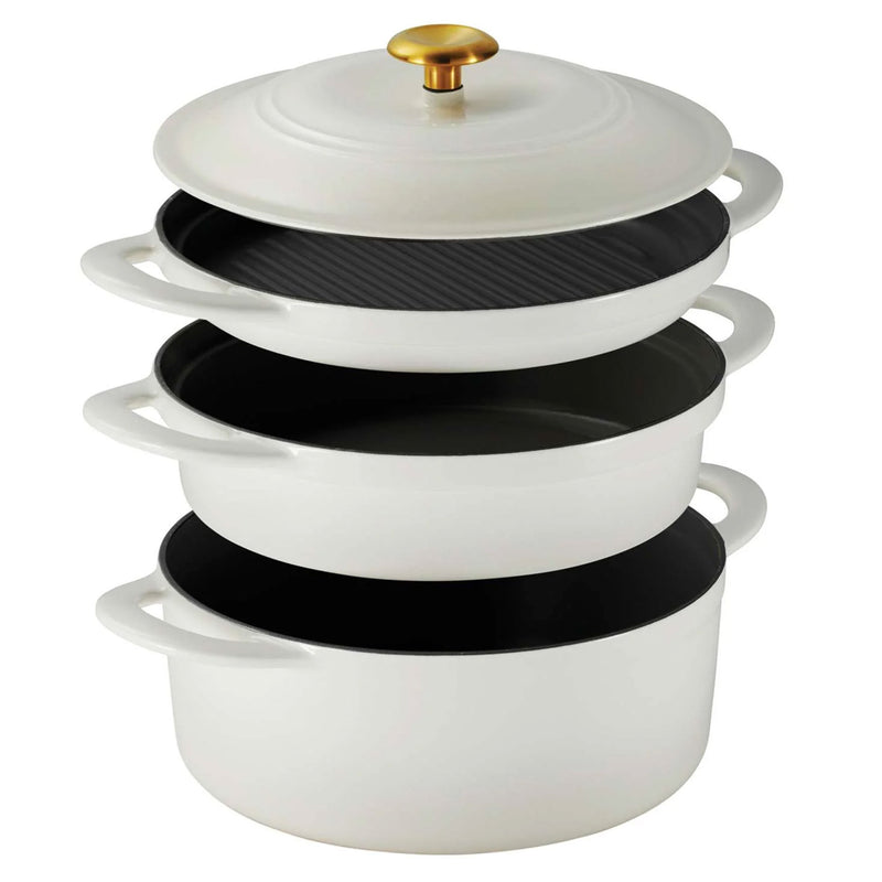 TRAMONTINA Set 3 vase pentru gătit