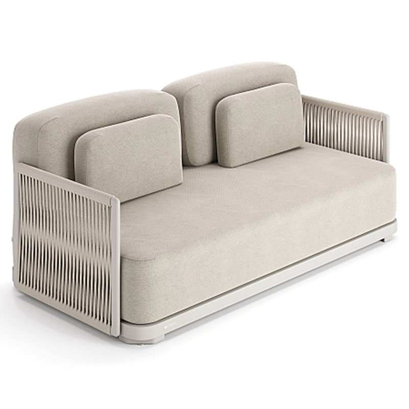 DURBUY Set mobilier terasă/grădină, 2 fotolii, 2 canapele și 3 măsuțe